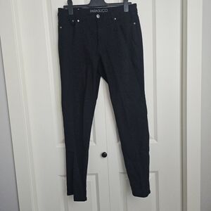 Parasuco Black Skinny Jeans Denim With Stretch, Sz 12